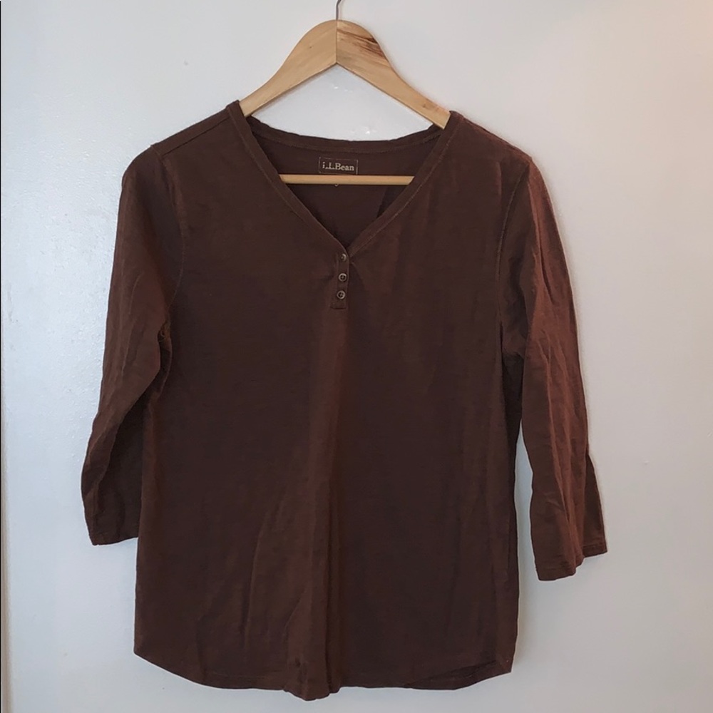3/4 sleeve tee. Size S.